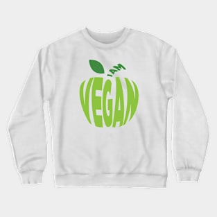 I am Vegan Crewneck Sweatshirt